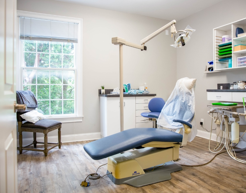 dental exam room at Wilmington dental office Wrightsville Dental